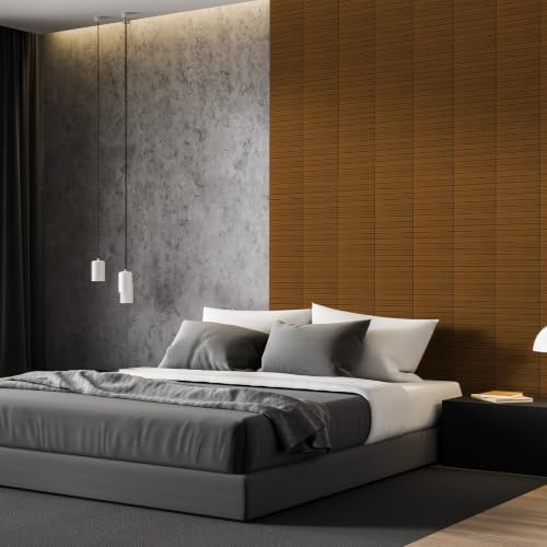 WADILE Peel and Stick Wood Slat Wall Panels 12x12in PVC 30 Pack - Image 7