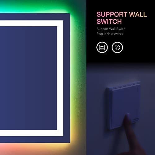 LOAAO 72"X36" RGB LED Bathroom Mirror - Image 6