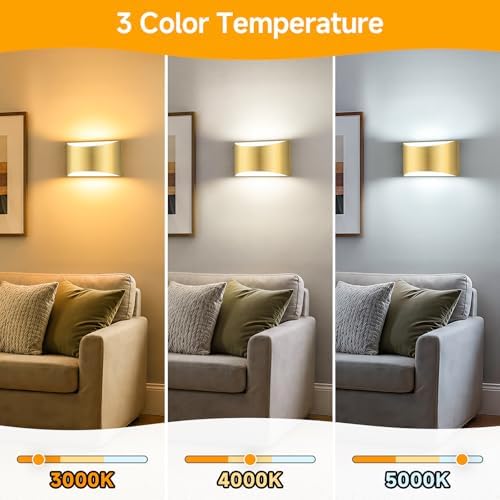 MATAMEYE Modern LED Wall Sconce Set of 2 - Image 3