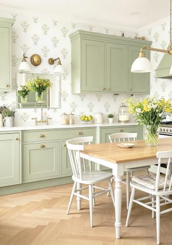 Safiyya Peel and Stick Wallpaper Boho Floral Wallpaper - Image 4