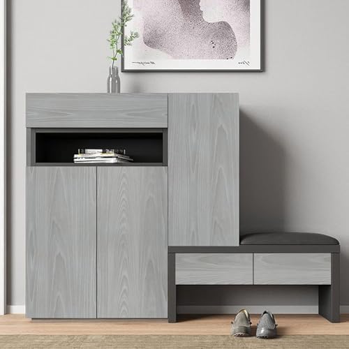 practicalWs Grey Wood Wallpaper Contact Paper Peel and Stick Modern - Image 3