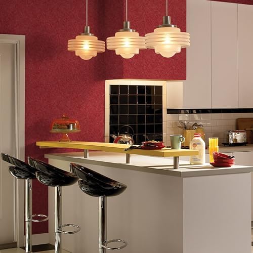 Dark Red Peel and Stick Self Adhesive Wallpaper Embossed Silk Contact Paper - Image 6