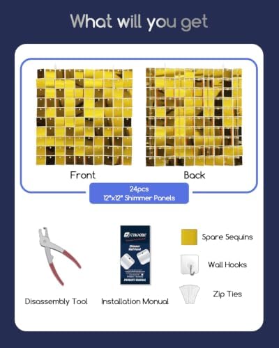 COKAOBE LiteGrid Series Shimmer Wall Backdrop - Image 2
