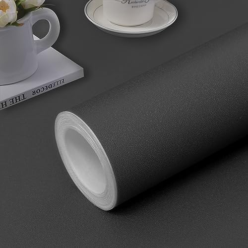practicalWs 15.7"x 590.5" Grey Wallpaper Self Adhesive Peel and Stick by practicalWs