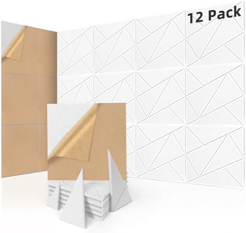 Art3dwallpanels Acoustic Panels 12" X 12", 12 Pack by Art3dwallpanels
