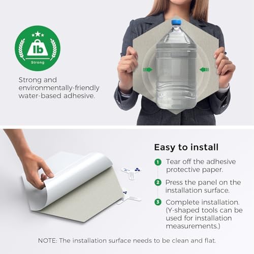 Self-Adhesive Acoustic Panels, 2nd Generation Sound Absorbing Panel, - Image 4