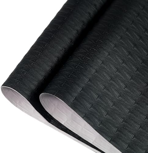 3D Peel and Stick Wallpaper, 15.7" X 393" Black Diamond Pattern - Image 3