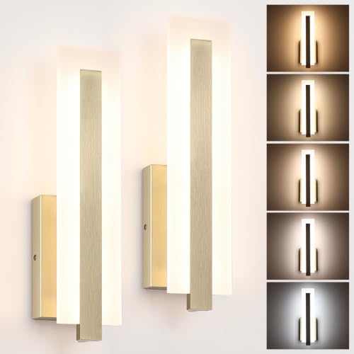 Tipace Hardwired Antique Bronze Modern LED Wall Sconces Indoor Wall Lights by Tipace