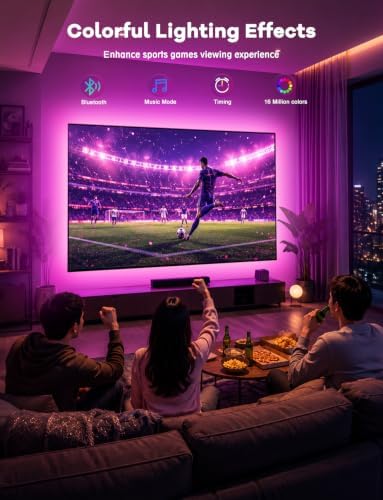 MATICOD LED Lights for TV Led Backlight, 16.4ft RGB Led Strip Lights for TV - Image 3