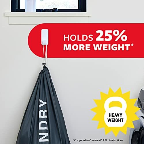 Command X-Large White Hooks, 2 Hooks, 6 Strips - Image 3