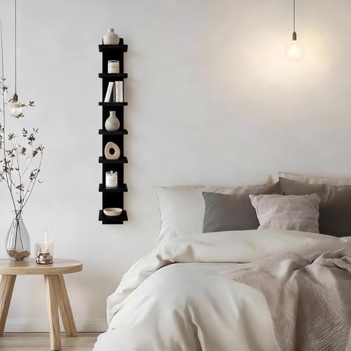 Homaterial 7 Tier Vertical Wall Shelf - Image 2