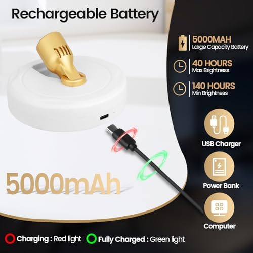 HAMVIDNE LED Spotlights Indoor, Rechargeable Battery Picture Display Lights - Image 2