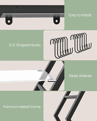 CHOEZON 18.9 inch Gaming Floating Shelves, Hexagon Shelves - Image 5