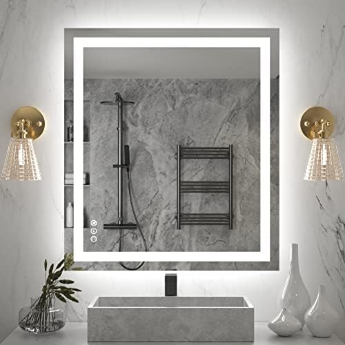 Amorho LED Bathroom Mirror 36"X32" by Amorho