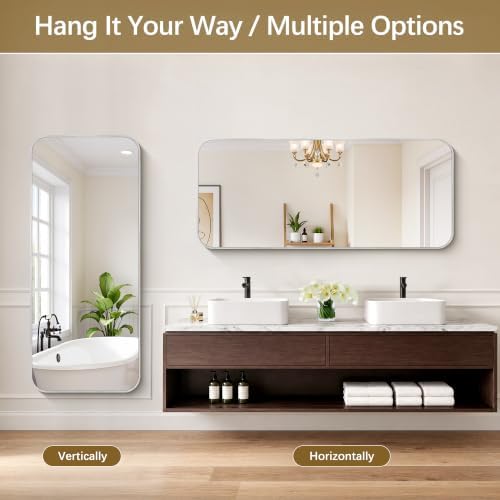 DESBING 55"x24" Bathroom Mirror - Image 2