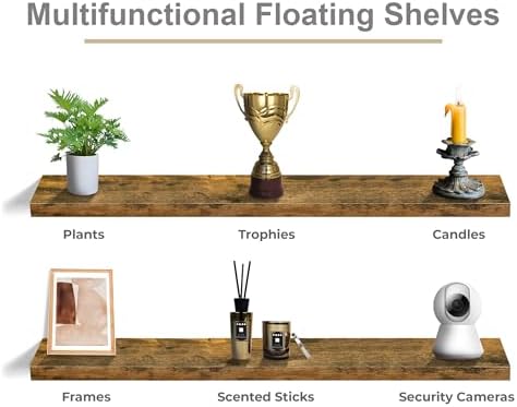 Sorbus Floating Shelves for Wall Storage - Image 6