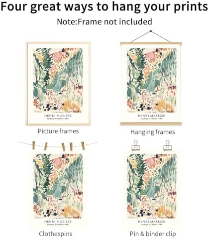 LYPHNX Sage Green Matisse Poster Wall Art Vintage Abstract Floral Prints Set of - Image 6