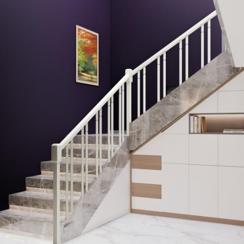 LACHEERY 160x24 Inch Matte Purple Peel and Stick Wallpaper - Image 4
