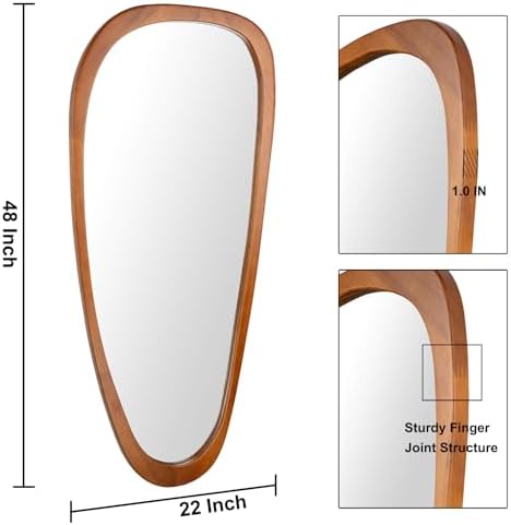Full Length Irregular Wall Mirror - Image 2