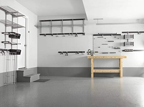 Rubbermaid Garage FastTrack Upright 25" Satin Nickel Wall Mounted Storage - Image 5