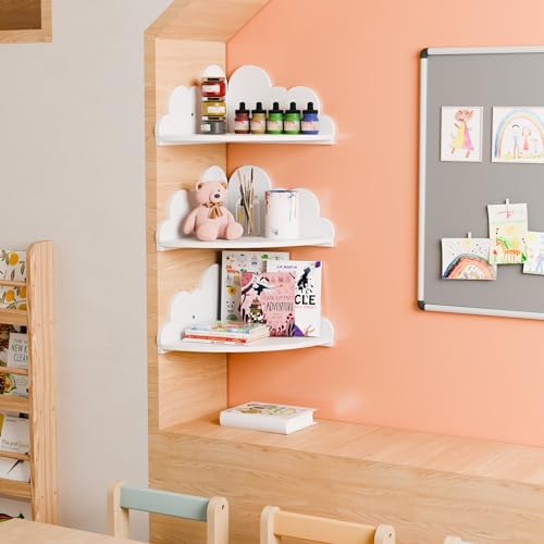 Cloud Floating Corner Shelves - Image 4