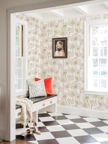 Orainege Floral Peel and Stick Wallpaper Self Adhesive Contact Paper - Image 6
