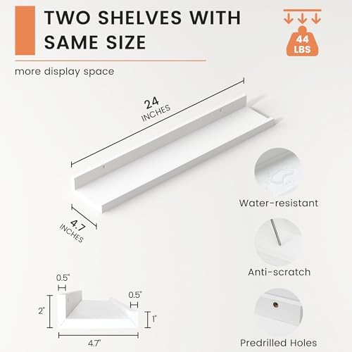 Picture Ledge Shelf, Floating Shelves - Image 3