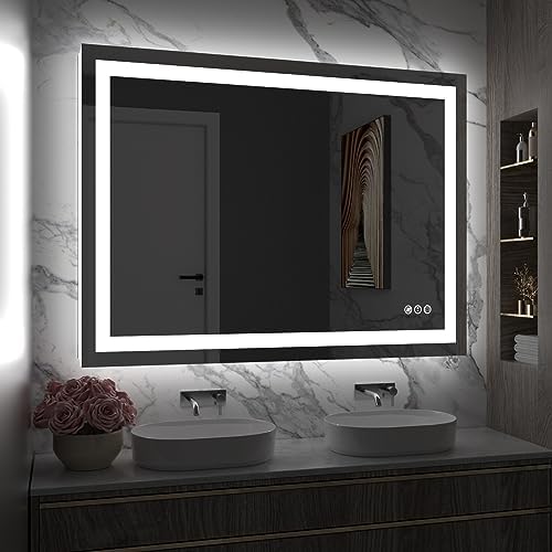 Amorho LED Bathroom Mirror 40"X30" by Amorho