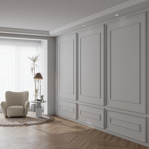 Pangda 3 Set Peel and Stick Wall Molding Kit Panel - Image 3