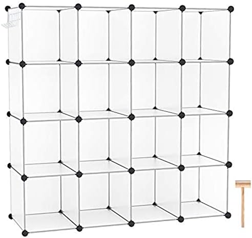 C&AHOME 16 Cube Storage Organizer Cube Shelves Units Storage Cubes by CAHOME