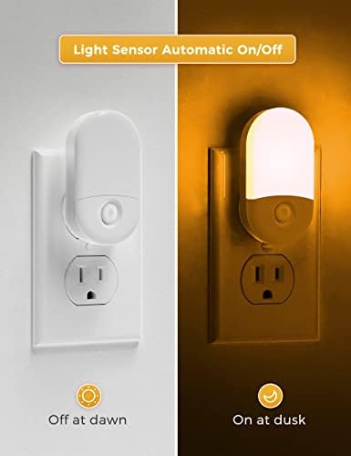L LOHAS LED Amber Night Light, Night Lights Plug into Wall - Image 4