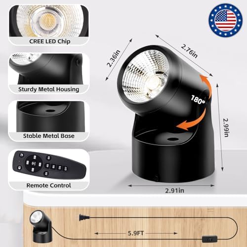 Stepless Adjustable Color Temperature and Dimmable Uplights Indoor - Image 4