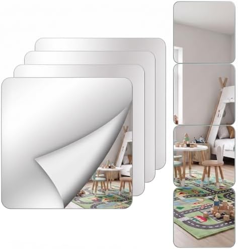 Full Length Mirror for Kids Safety Shatterproof Mirror, Flexible Plastic Mirror by Unknown