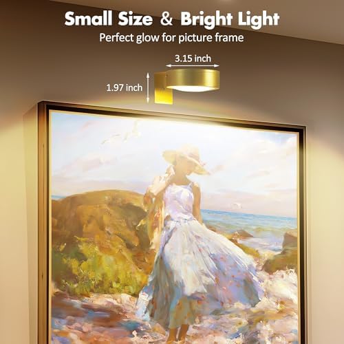 Picture Lights for Wall, Wireless Poster Lights Battery Operated - Image 4