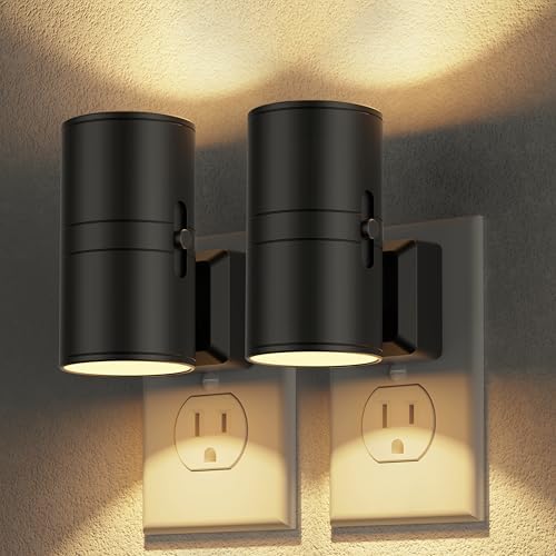 JandCase Night Lights Plug into Wall, Dimmable Night Light, Dusk to Dawn by JandCase