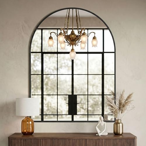 AMOISE Arched Bathroom Mirror for wall - Image 7