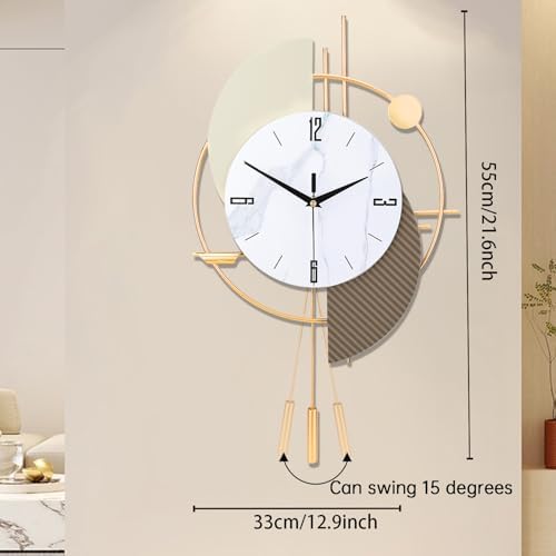 FILLOVE Large Decorative Wall Clock - Image 4