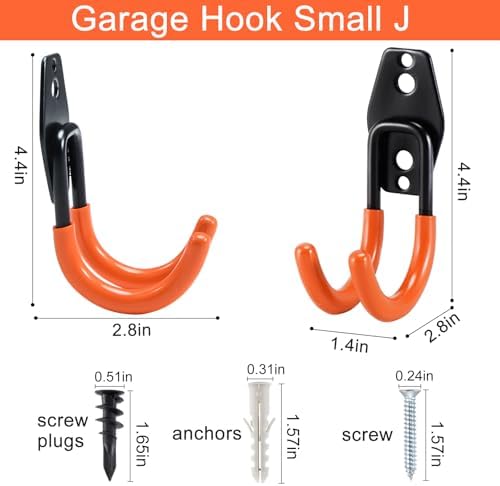 AOBEN Garage Hooks Heavy Duty, Steel Garage Storage Hooks, Utility Tool Hangers - Image 2