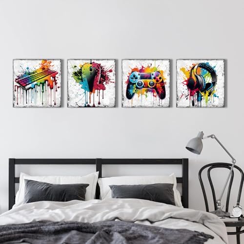 Banksy Giaffiti Wall Art Game Room Decor - Image 2