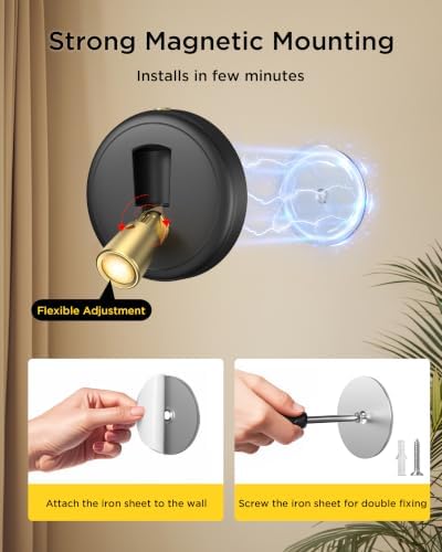 Rechargeable Battery LED Spotlight Indoor: Wireless Mini Art Accent Spot Lights - Image 4