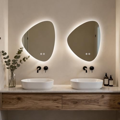 HOMECOOKIN LED Irregular Bathroom Mirror - Image 2