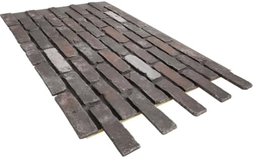 EverStone Aged Brick Faux Brick Panel, 46 7/8"W x 27"H x 1 1/4"D, French - Image 6