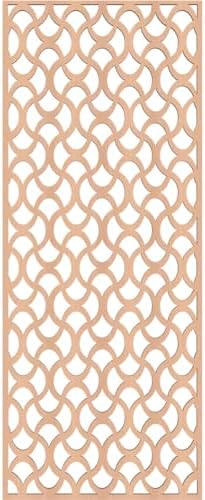 Resort Decorative Pierced Fretwork Wood Wall Panels, 15 3/8"W x 39 3/8"H x 3/8"T - Image 2