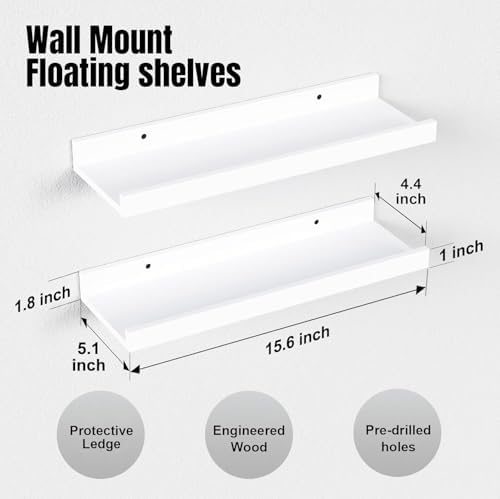 RICHER HOUSE 5-Set Floating Shelves - Image 3