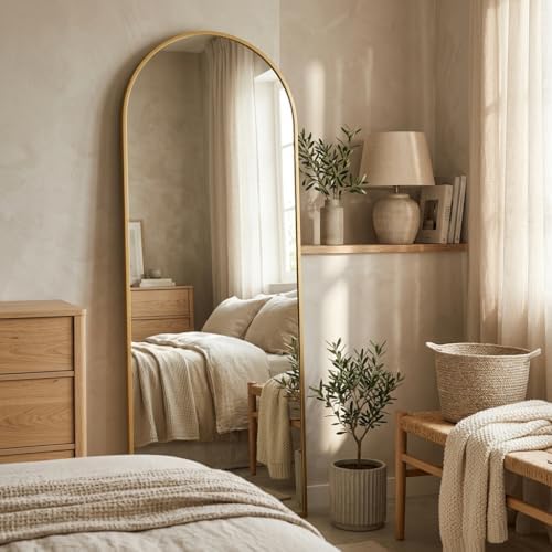 57"x18" Floor Mirror Full Length, Arched Full Length Mirror - Image 2