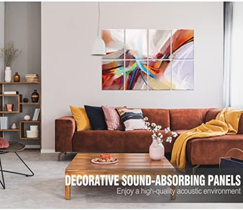 Decorative Acoustic wall Art panels, Sound Absorbing foam panels. - Image 2