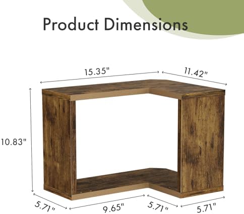 Floating Corner Shelf, 2-Tier Floating Shelf - Image 2