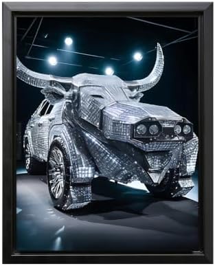 InkFlow Posters Diamond Car Canvas Poster by InkFlowPosters