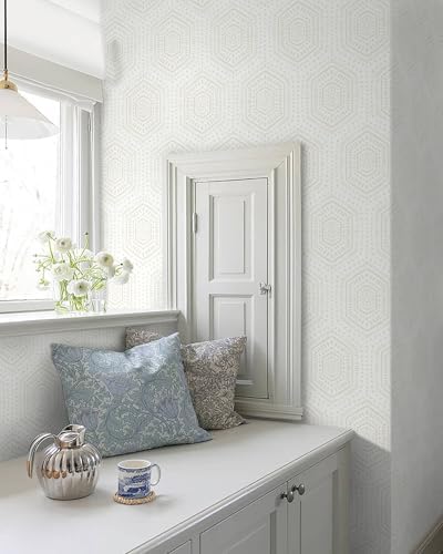 Heroad Hexagon Peel and Stick Wallpaper Boho Contact Paper Geometric Wallpaper - Image 7