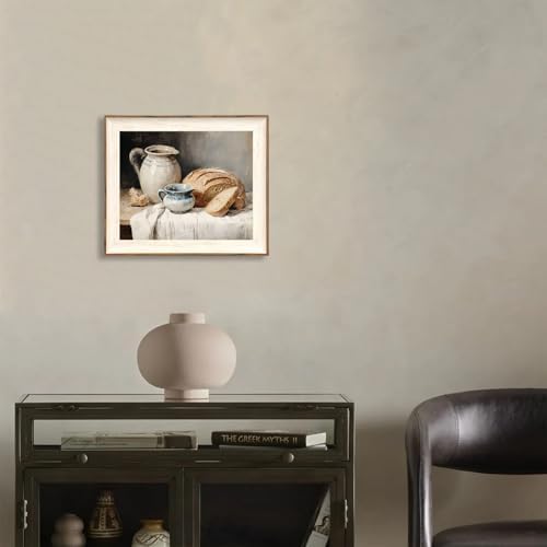 ASTRDECOR Framed Kitchen Wall Art, Modern Muted Still Life Painting Farmhouse - Image 6